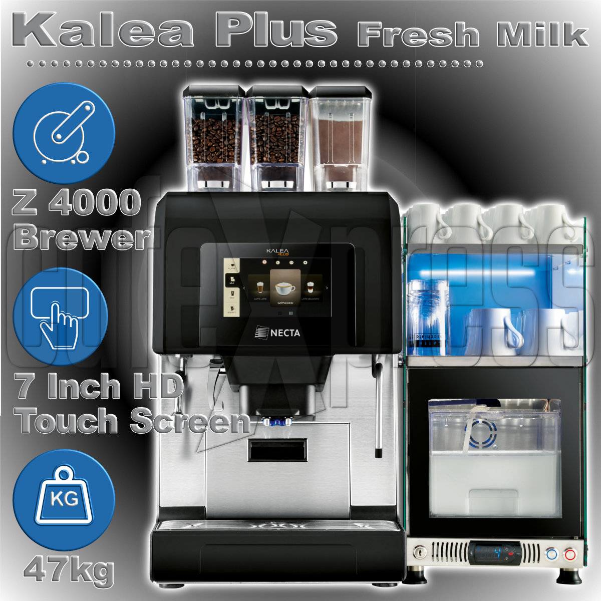 Necta KALEA PLUS Fresh Milk Bean to Cup Coffee Machine